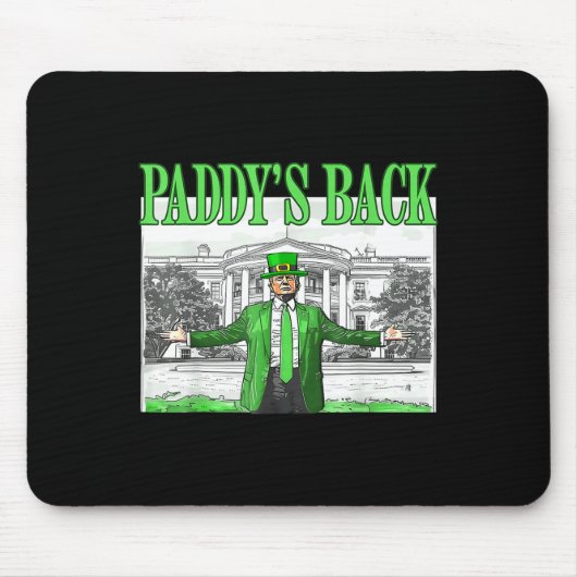 トランプおもしろいSt patricks daySt pattys day踊り マウスパッド (正面)