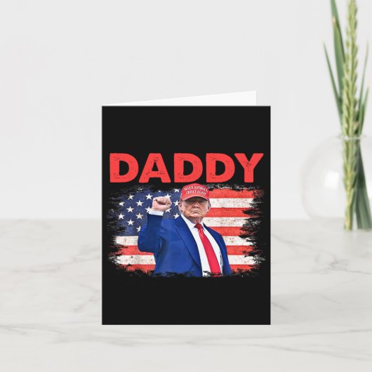 トランプお父さん 2025 大統領 1 カード (正面)