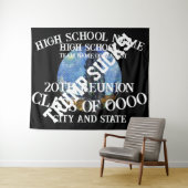 トランプお祝いグラッドクラスリタイアクルーズ タペストリー (インサイチュ(横))