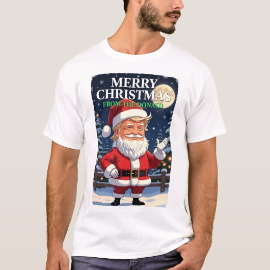 トランプからメリークリスマス Tシャツ (正面)