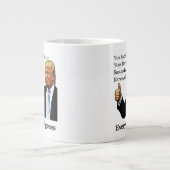 トランプがあなたの誕生日をナショナルホリデーとして承認 ジャンボコーヒーマグカップ (正面)