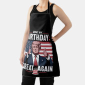 トランプがお誕生日おめでとう "Make My Birthday Great Again" エプロン (インサイチュ)