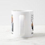 トランプがとして素晴らし素晴らしパパ ジャンボコーヒーマグカップ (裏面)