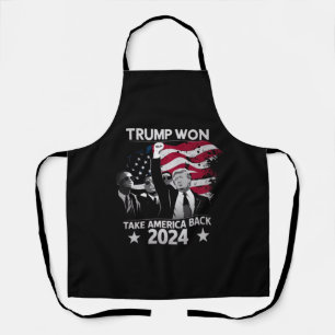 トランプがまた勝った アメリカを取り戻せ 2024 エプロン
