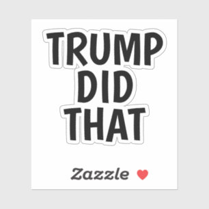 トランプがやった シール