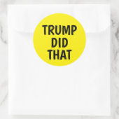 トランプがやった ラウンドシール (バッグ)