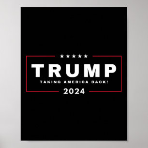 トランプがアメリカを取り戻す2024年7月4日Us Maga ポスター