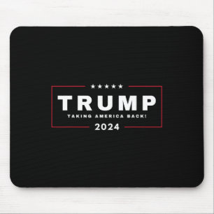 トランプがアメリカを取り戻す 2024年7月4日 米国 MAGA マウスパッド