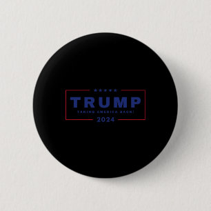 トランプがアメリカを取り戻す 2024年7月4日 米国 MAGA 缶バッジ