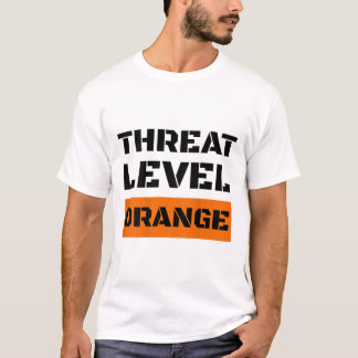 トランプがアメリカを台無しにする危険度オレンジの高リスク Tシャツ