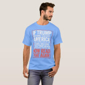 トランプがアメリカを滅ぼすとしたら Tシャツ (正面フル)