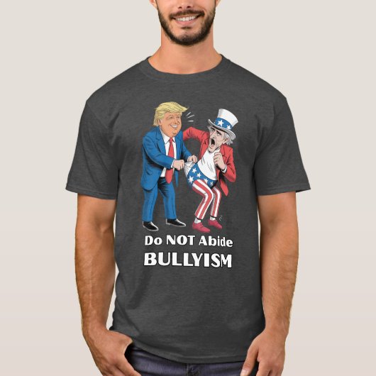 トランプがアンクルサムにいたずら Tシャツ (正面)