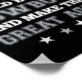 トランプがカウボーイズ買に彼らを作ってもらいたい素晴らし ポスター (角)