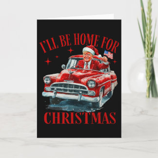 トランプがクリスマスに帰ってくる 面白いXmas カード