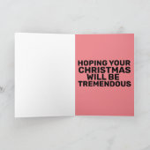 トランプがクリスマスを再び偉大に カード (内部)