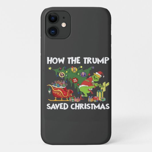 トランプがクリスマスを救った方法 Case-Mate iPhoneケース (裏面)