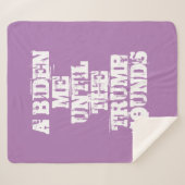 トランプがシャーパ毛布を聞くまでバイデン氏私 シェルパブランケット (正面(横))