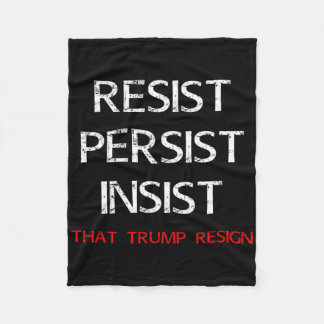 トランプがトランプを辞任すると主張し続けるアンチ・トランプ フリースブランケット