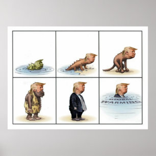トランプがヒューストンを訪れる ポスター
