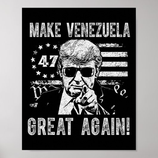 トランプがベネズエラを再び偉大にする ポスター (正面)