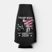 トランプが再びアメリカを取り戻す2024 ボトルクーラー (正面)