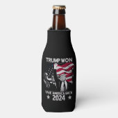 トランプが再びアメリカを取り戻す2024 ボトルクーラー (ボトル正面)