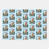 トランプが再びクリスマスを素晴らし作る | トランプおもしろい ラッピングペーパーシート (正面3)