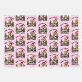 トランプが再びクリスマスを素晴らし作る | トランプおもしろい ラッピングペーパーシート (正面2)