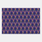 トランプが再びクリスマスを素晴らし作る ラッピングペーパーシート (正面3)