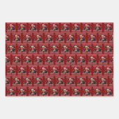 トランプが再びクリスマスを素晴らし作る ラッピングペーパーシート (正面)