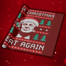 トランプが再びクリスマスを素晴らし作る ラッピングペーパー