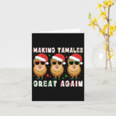 トランプが再びタマレを素晴らしクリスマスメキシコのアメリ カード (黄色い花)