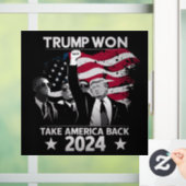 トランプが再び勝利 アメリカを取り戻せ 2024 ウィンドウサイン (ホーム)