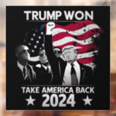 トランプが再び勝利 アメリカを取り戻せ 2024 ウィンドウサイン (シート2)