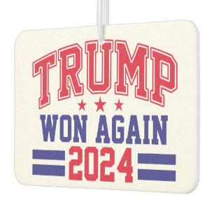 トランプが再び勝利 2024 カーエアーフレッシュナー