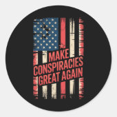 トランプが再び陰謀素晴らしを企てる8 ラウンドシール (正面)