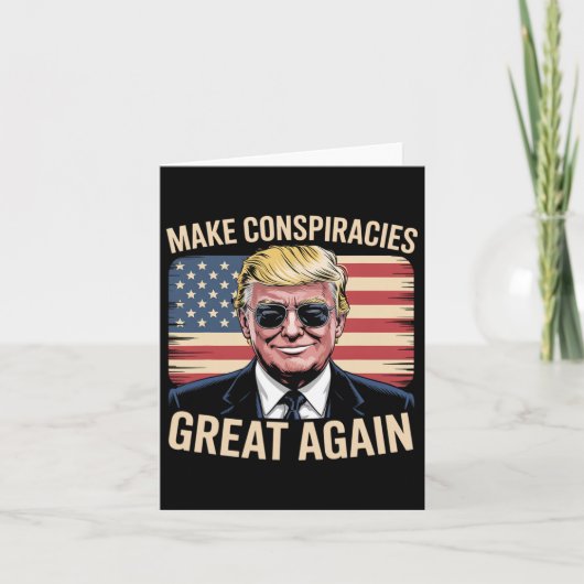 トランプが再び陰謀素晴らしを作る5 カード (正面)