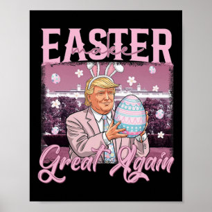 トランプが再素晴らし生復活祭シャツ ポスター