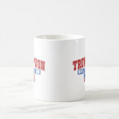 トランプが勝った!さあ、始めよう コーヒーマグカップ (中央)