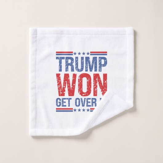 トランプが勝った ウォッシュタオル (ウォッシュタオル)