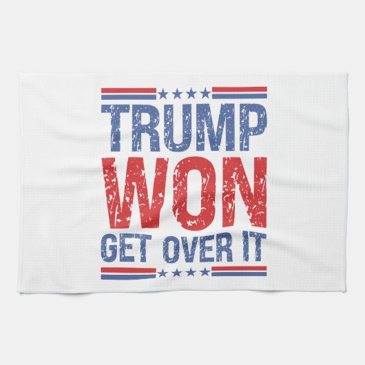 トランプが勝った キッチンタオル (横)