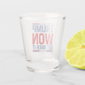 トランプが勝った ショットグラス (裏面)