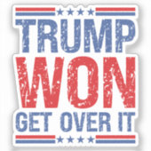 トランプが勝った シール (正面)