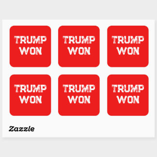 トランプが勝った スクエアシール