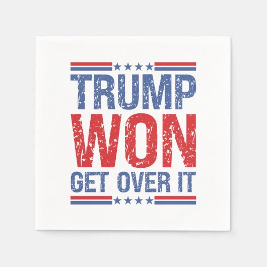 トランプが勝った スタンダードカクテルナプキン (正面)