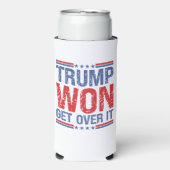 トランプが勝った スリム缶クーラー (Seltzer正面)