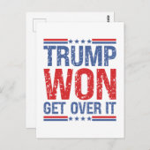 トランプが勝った ポストカード (正面/裏面)