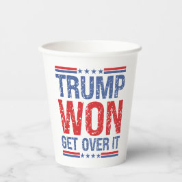 トランプが勝った 紙コップ