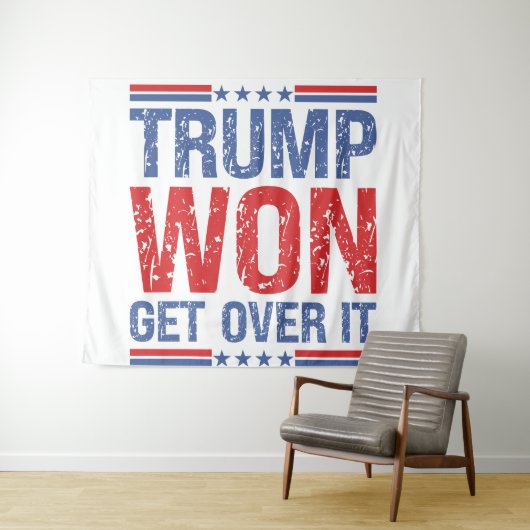 トランプが勝った 諦めろ タペストリー (インサイチュ(横))