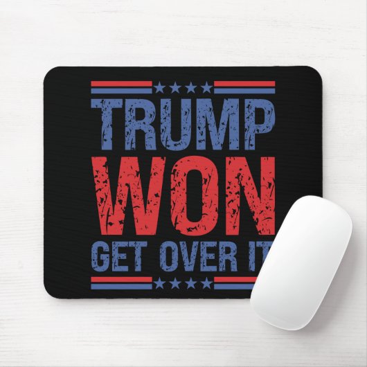 トランプが勝った 諦めろ マウスパッド (マウス)